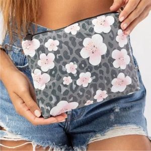 Aloha Collection Cheetah Sakura Small Pouch